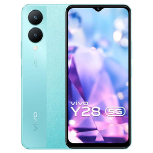 Vivo Y28 5G Smartphone 4GB RAM 128GB Storage Glitter Aqua 