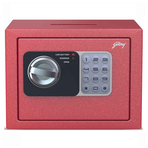 Godrej Dream Box Digital Electronic Locker 4.5 Litre Red 