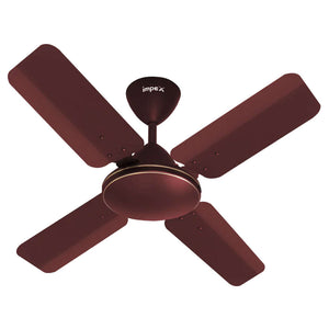 Impex Aero Whizz Mini High Speed Ceiling Fan 600 mm Cherry Brown 