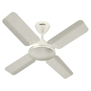 Impex Aero Whizz Mini High Speed Ceiling Fan 600 mm Ivory 