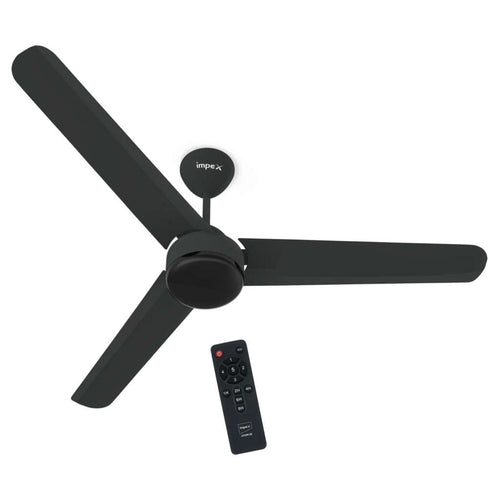 Impex Atom 28 BLDC Ceiling Fan With Remote Control 1200 mm Smoke Brown 