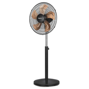 Impex Metadio 18 Pedestal Fan 450 mm Black Gold 