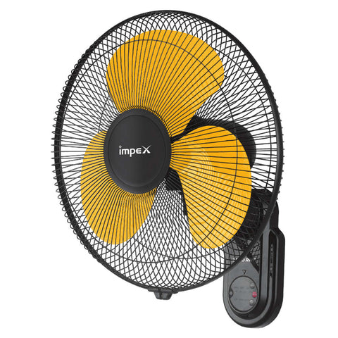 Impex Zolo RWF Wall Fan 400 mm Yellow Black 