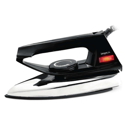 Impex Showy Light Weight Dry Iron Box 750 Watts Black 