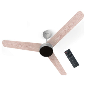 Impex Atom 28 BLDC Ceiling Fan With Remote Control 1200 mm Classic Rose Wood 