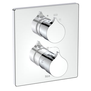 Roca Insignia Built In Thermostatic Bath Shower Mixer Chrome RT5A2C3AC00 