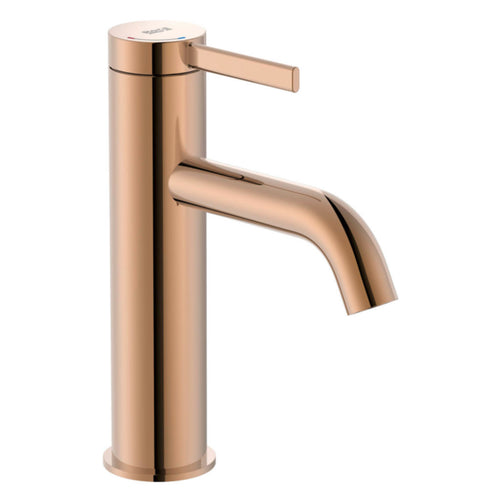 Roca ONA Single Lever Basin Mixer With Click Clack Waste Rose Gold RT5A3A9ERG0 