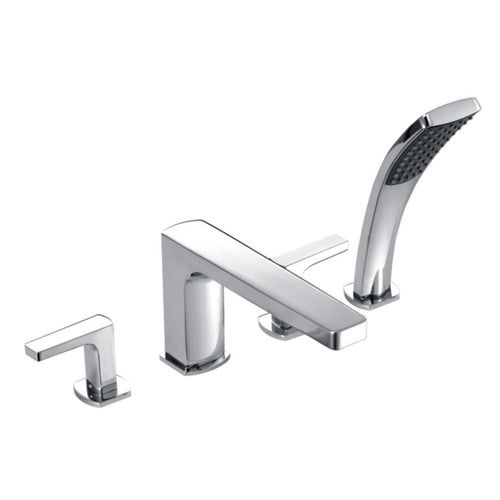 Roca Escuadra Twin Lever Bath Shower Mixer With Diverter RT5A0920C0N 