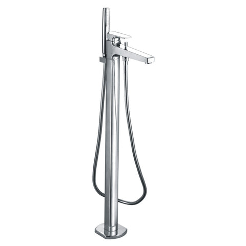 Roca Escuadra Single Lever Free Standing Bath Shower Mixer With Automatic Diverter RT5A2720C0N 