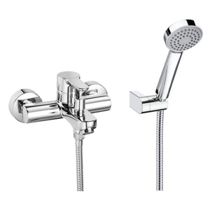 Roca L-20 Wall Mounted Bath Shower Mixer With Automatic Diverter RT5A0109C02 