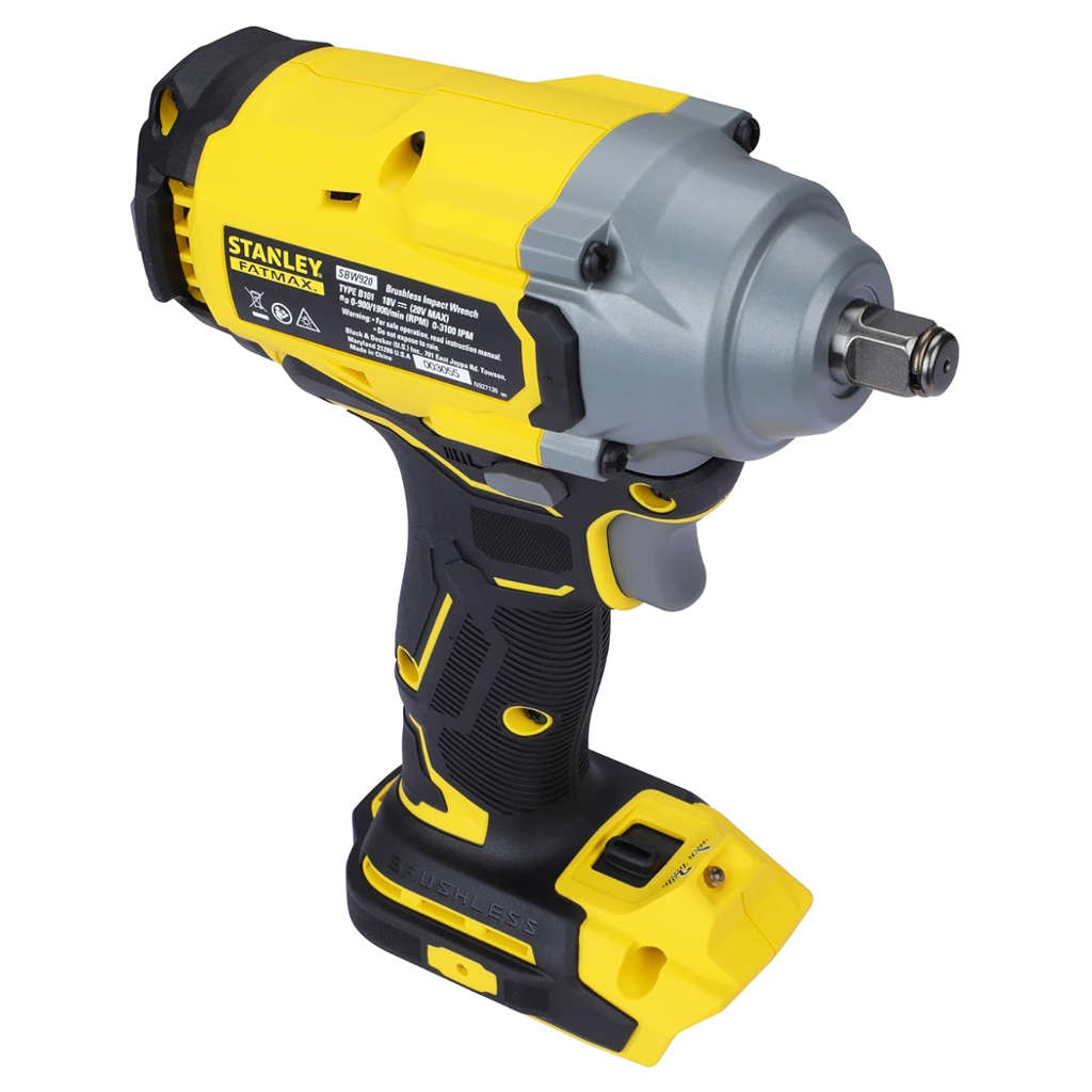 Stanley Cordless Impact Wrench (Bare Tool) 20 V SBW920