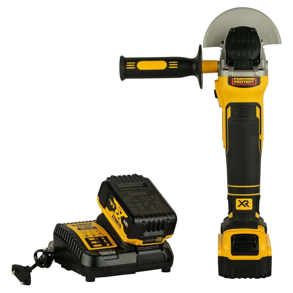 Dewalt Cordless Angle Grinder With Slide Switch 100 mm 18V DCG405P2-IN