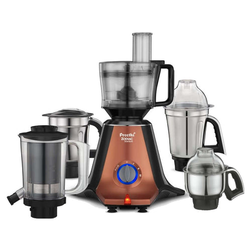 Preethi Zodiac Stardust Mixer Grinder With 5 Jars 750 Watt MG 265 