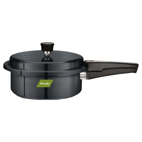 Preethi Hard Anodized Outer Lid Pressure Cooker 2 Litres Induction Base 