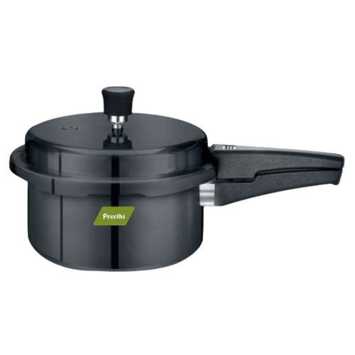 Preethi Hard Anodized Outer Lid Pressure Cooker 3 Litres Induction Base 