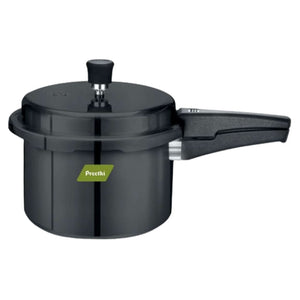 Preethi Hard Anodized Outer Lid Pressure Cooker 5 Litres Induction Base 