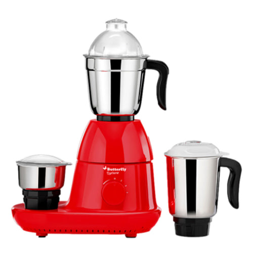 Butterfly Cyclone Mixer Grinder 4 Jars Red 