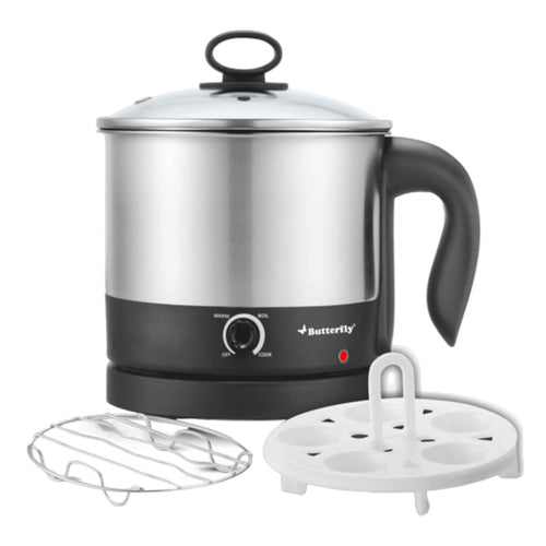 Butterfly Matchless Multi Kettle With Egg + SS Racks 600 W 1.2 L 