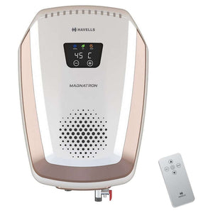 Havells Magnatron Electric Storage Water Heater 15 Litre White Champagne Gold GHWAMNTWH015 