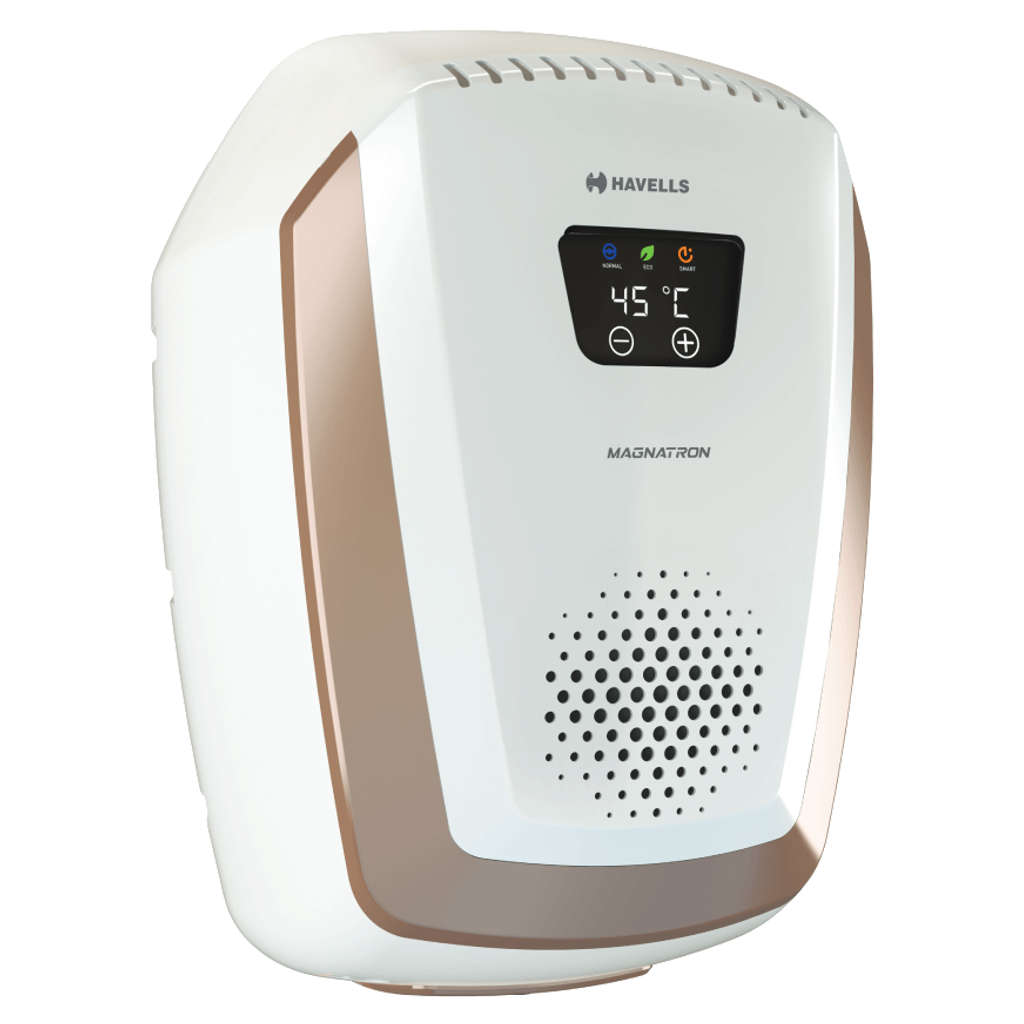 Havells Magnatron Electric Storage Water Heater 15 Litre White Champagne Gold GHWAMNTWH015