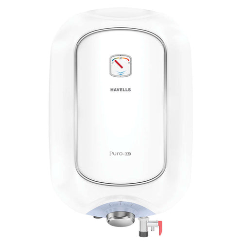 Havells Puro DX Electric Storage Water Heater 10 Litre White Blue 