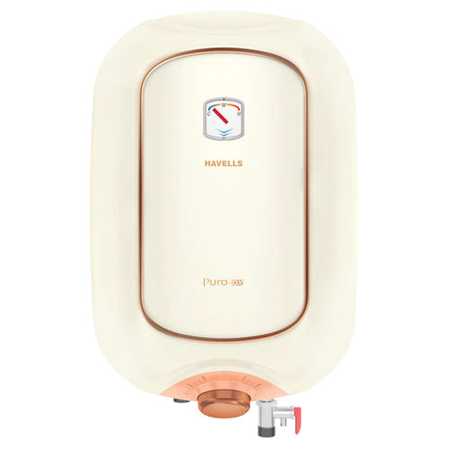 Havells Puro DX Electric Storage Water Heater 15 Litre Ivory Pink GHWAPDTIV015 