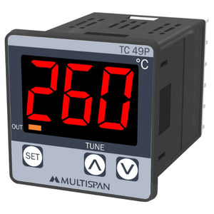 Multispan Digital PID Temperature Controller TC-49P 