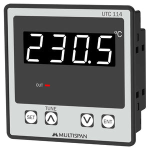 Multispan Single Display Universal Input PID Temperature Controller UTC-114 