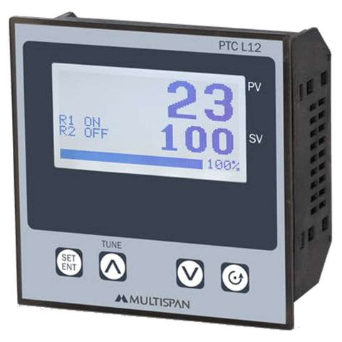 Multispan Universal Input PID Controller With Analog Output PTC-L12 