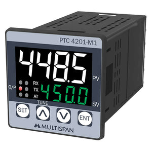 Multispan Universal Input PID Controller With Analog Output & Modbus Facility PTC-4201-M1 