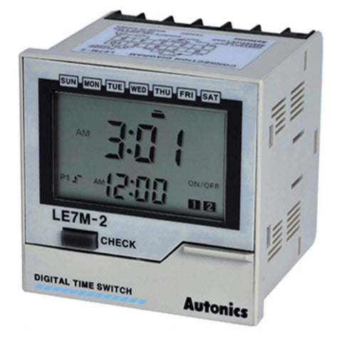 Autonics Digital Weekly/Yearly Timer LE7M-2 