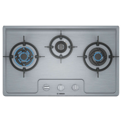 Bosch Stainless Steel Gas Stove 3 Burner PMD83D51NX 