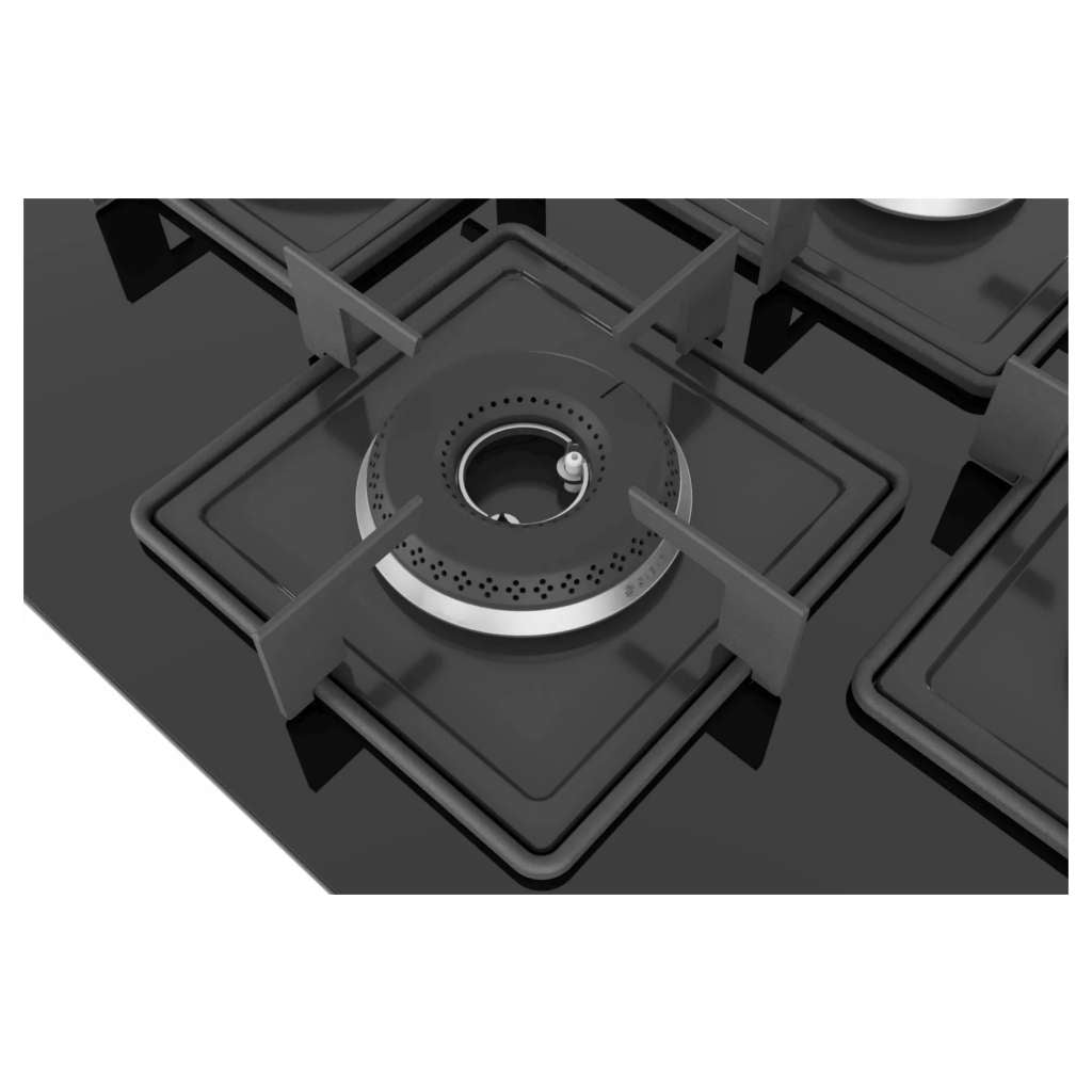 Bosch Glass Top Gas Stove 4 Burner Black PNI7B6B10I