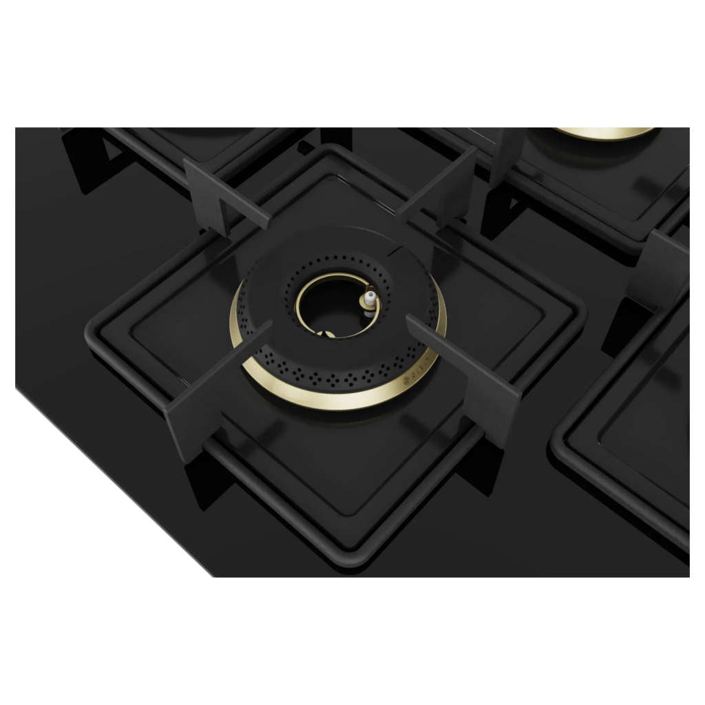 Bosch Glass Top Gas Stove 4 Burner Black PNI7B6F10I