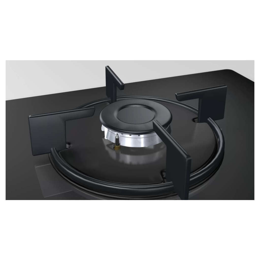 Bosch Glass Top Gas Stove 4 Burner Black POH6B6B10I