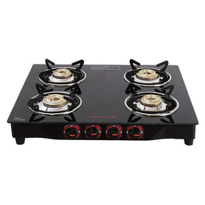 Butterfly Alpha Jumbo Glass Top Gas Stove 4 Burner 