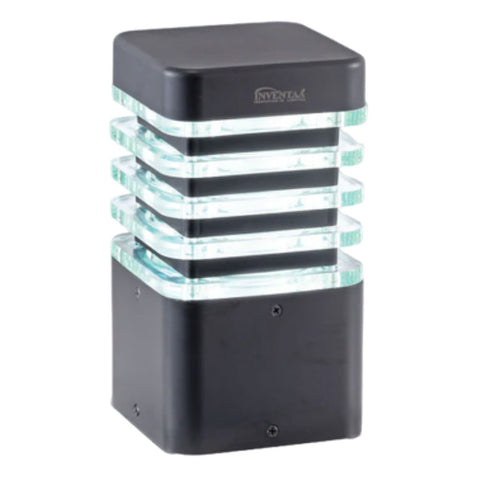 Inventaa Eberta LED Floor Mount Ice Cube Gate Light 5 Inch Square 12c - 2804 