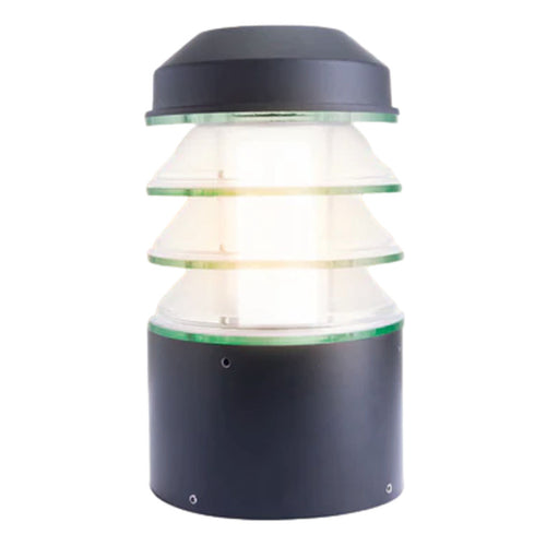 Inventaa Estela LED Floor Mount Ice Cube Gate Light 12 W Round 12y - 2634 