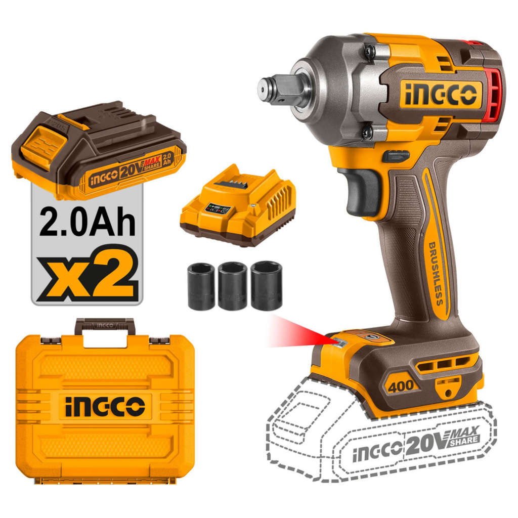 Ingco Cordless Impact Wrench CIWLI2040 