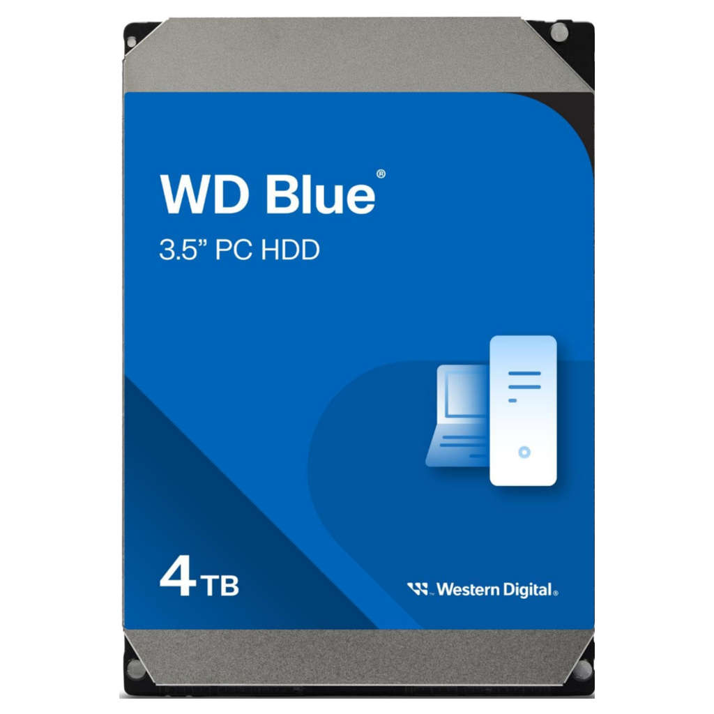 WD Blue PC Desktop Hard Drive 4TB SATA WD40EZAZ