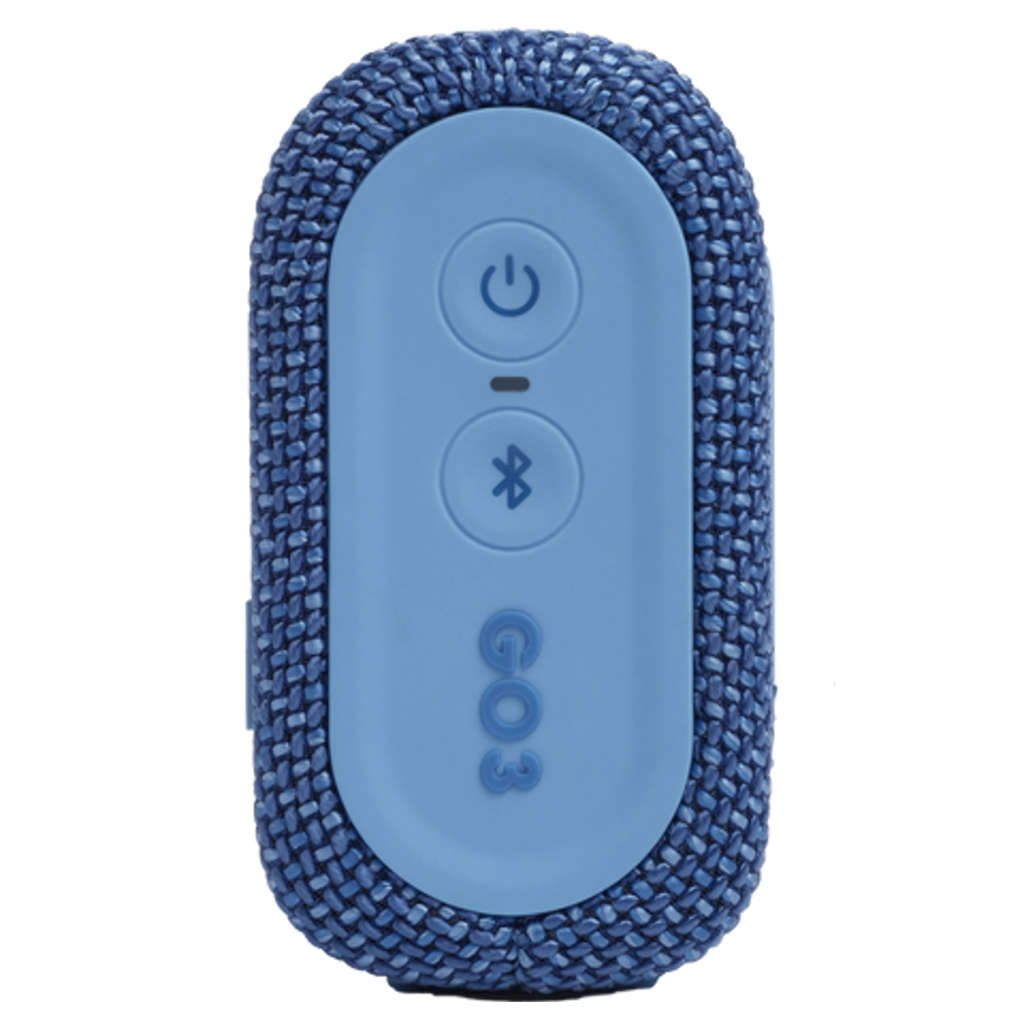 JBL GO 3 Eco Ultra Portable Waterproof Speaker Blue JBLGO3ECOBLU