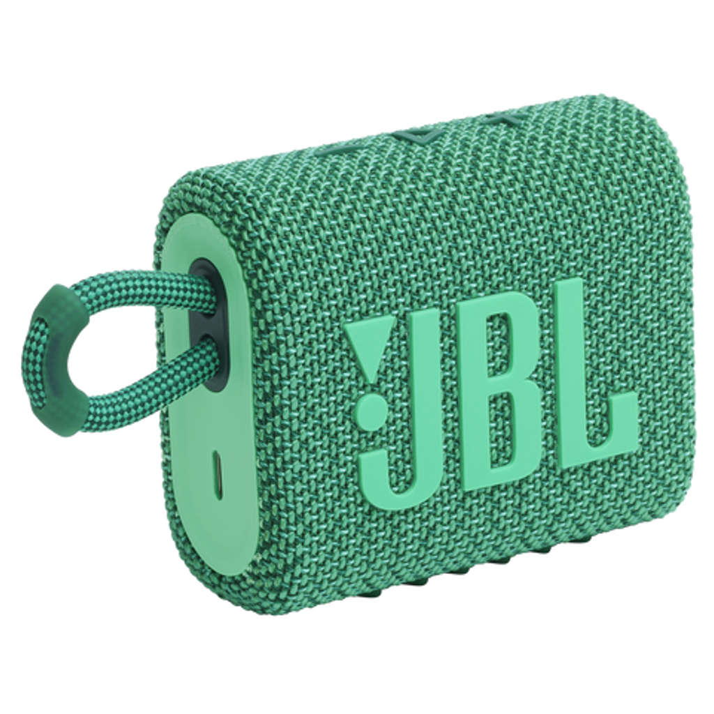 JBL GO 3 Eco Ultra Portable Waterproof Speaker Green JBLGO3ECOGRN 