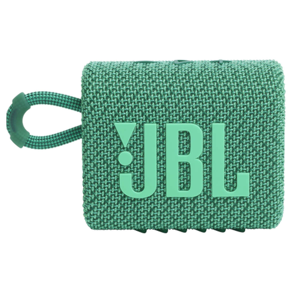 JBL GO 3 Eco Ultra Portable Waterproof Speaker Green JBLGO3ECOGRN