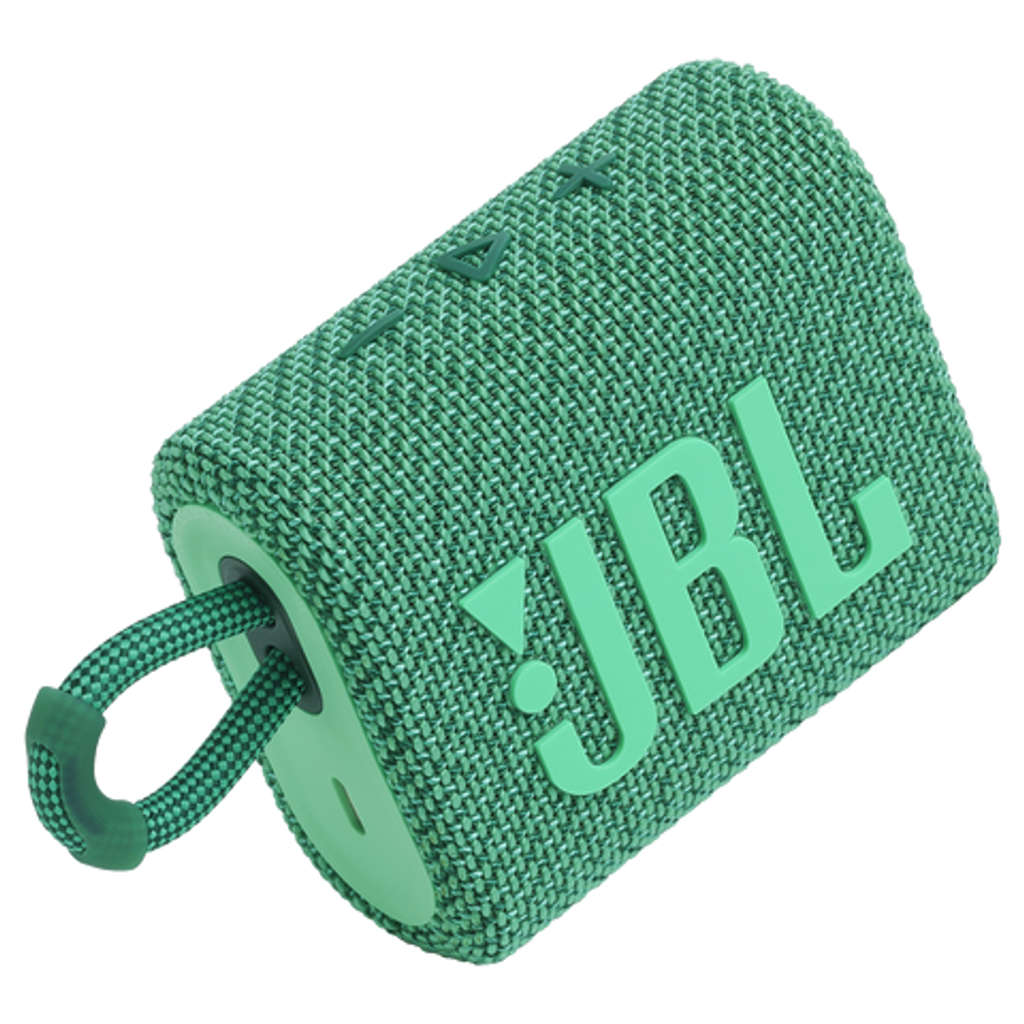 JBL GO 3 Eco Ultra Portable Waterproof Speaker Green JBLGO3ECOGRN