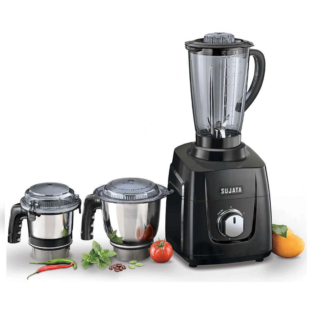 Sujata Juicer Mixer Grinder 3 Jars Black MG 01 