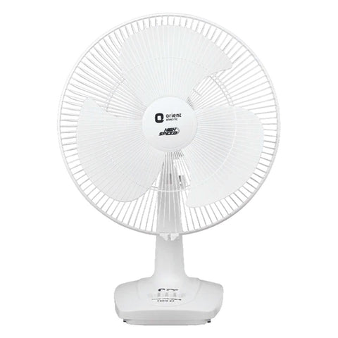 Orient Electric Table 27 High Speed Table Fan 400 mm Signal White 