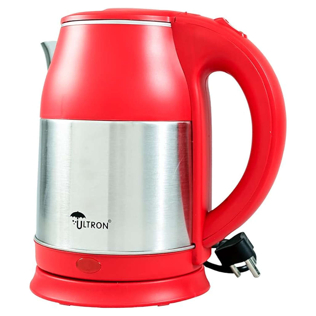 Ultron Kolor Stainless Steel Kettle 1.8 Litre Red 