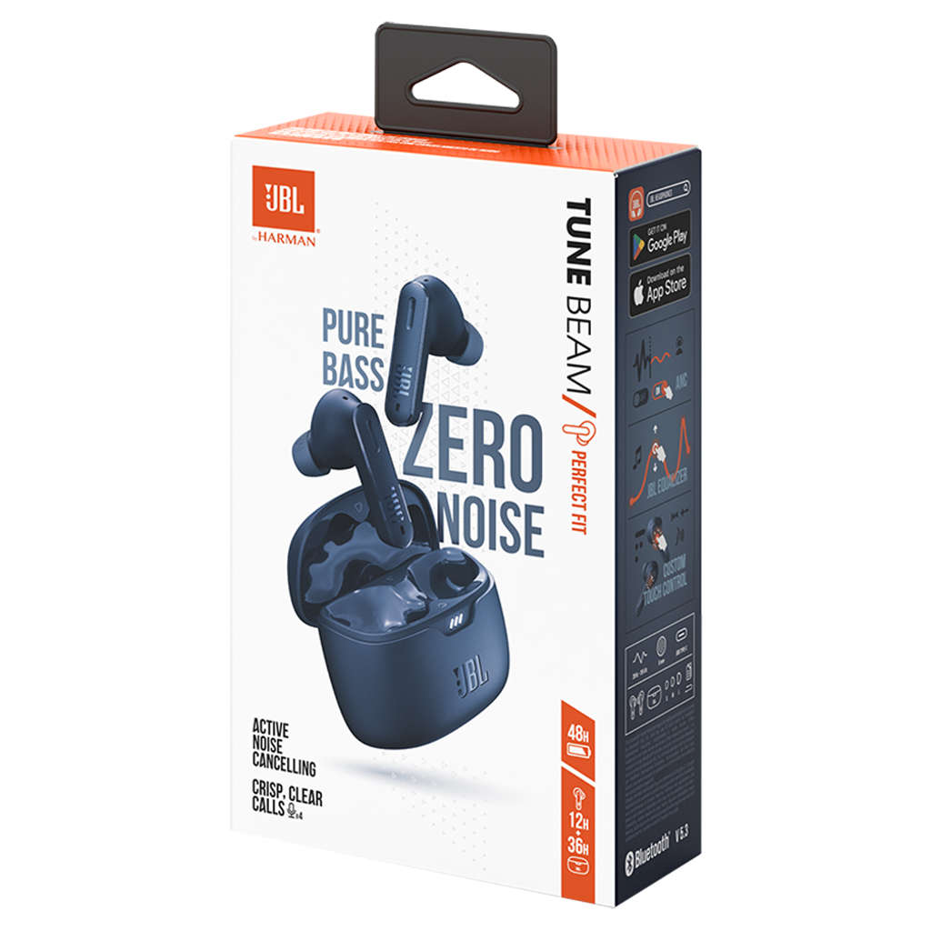 JBL Tune Beam Wireless Noise Cancellation Earbuds Blue JBLTBEAMBLU