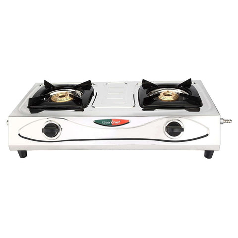 Greenchef Economy Stainless Steel Gas Stove 2 Burner 