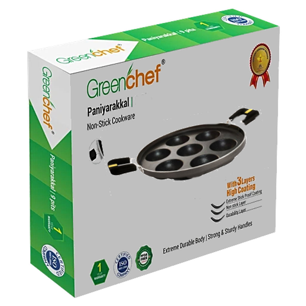 Greenchef Non Stick Paniyarakkal 7 Pits